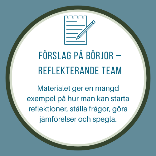 Förslag på börjor – reflekterande team